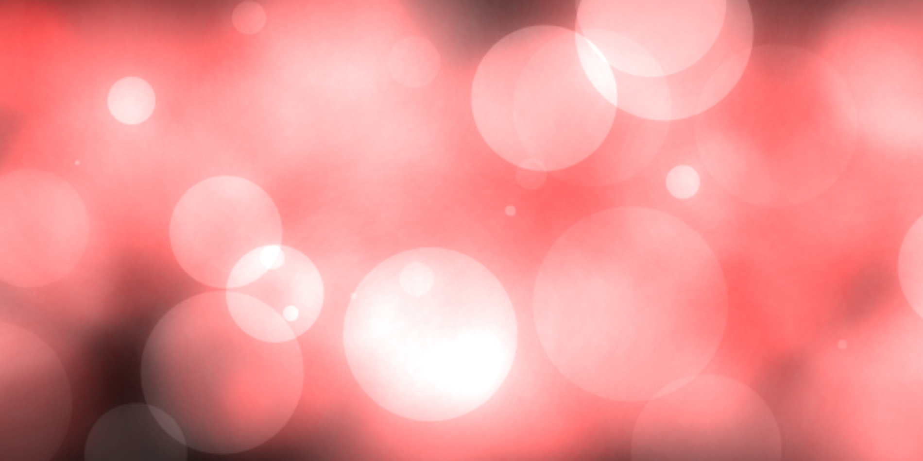 Abstract bubbles, crimson