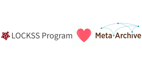 The logos of the LOCKSS Program and MetaArchive with a heart in the middle