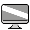 Desktop computer icon