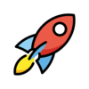 Icon of a rocket
