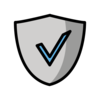 Icon of a shield with a checkmark